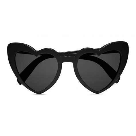 ysl love heart sunglasses|saint laurent flat top sunglasses.